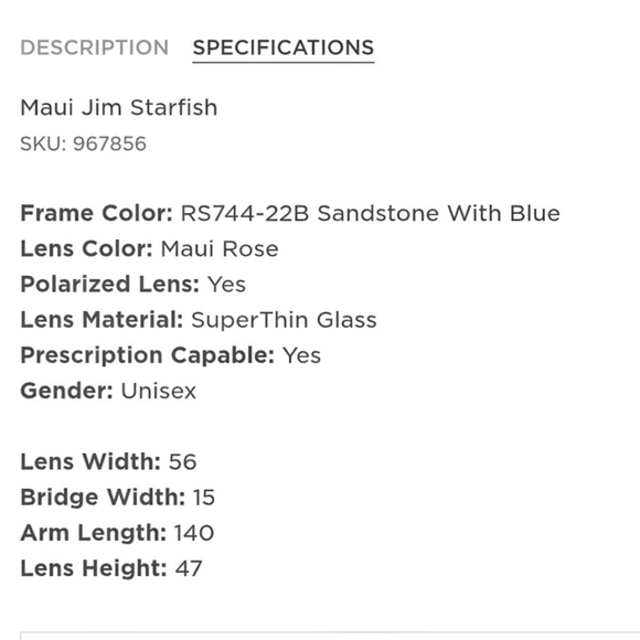 ~~MAUI JIM🤎Starfish Sunglasses~~ - Picture 12 of 13